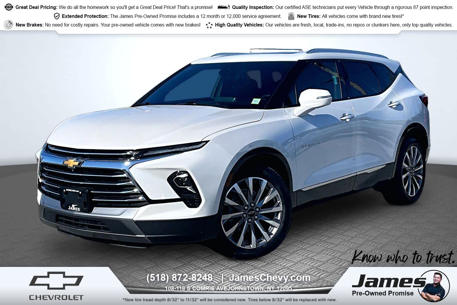 2023 Chevrolet Blazer Premier Iridescent Pearl Tricoat at Mangino Chevrolet