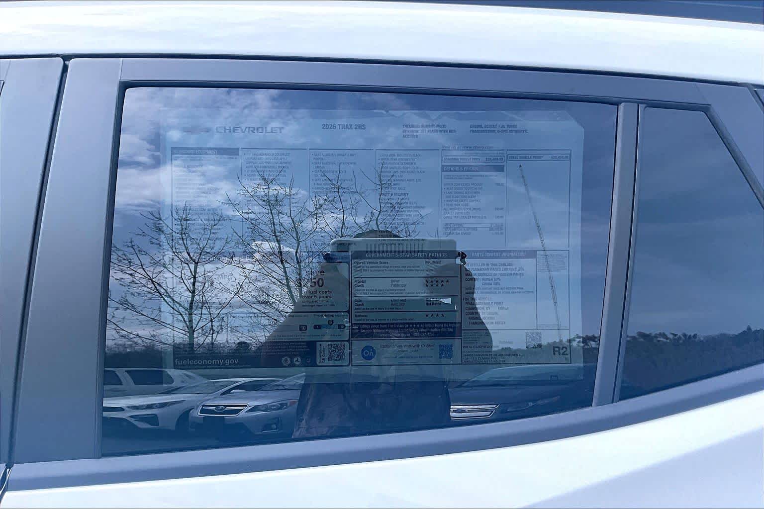 2026 Chevrolet Trax 2RS Summit White at James Chevrolet