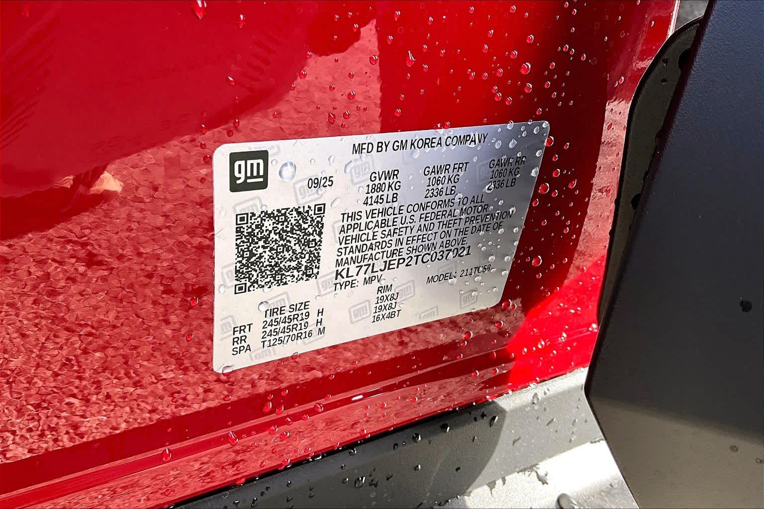 2026 Chevrolet Trax 2RS APEX RED at James Chevrolet