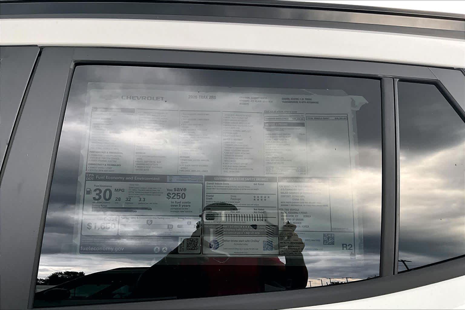 2026 Chevrolet Trax 2RS Summit White at James Chevrolet