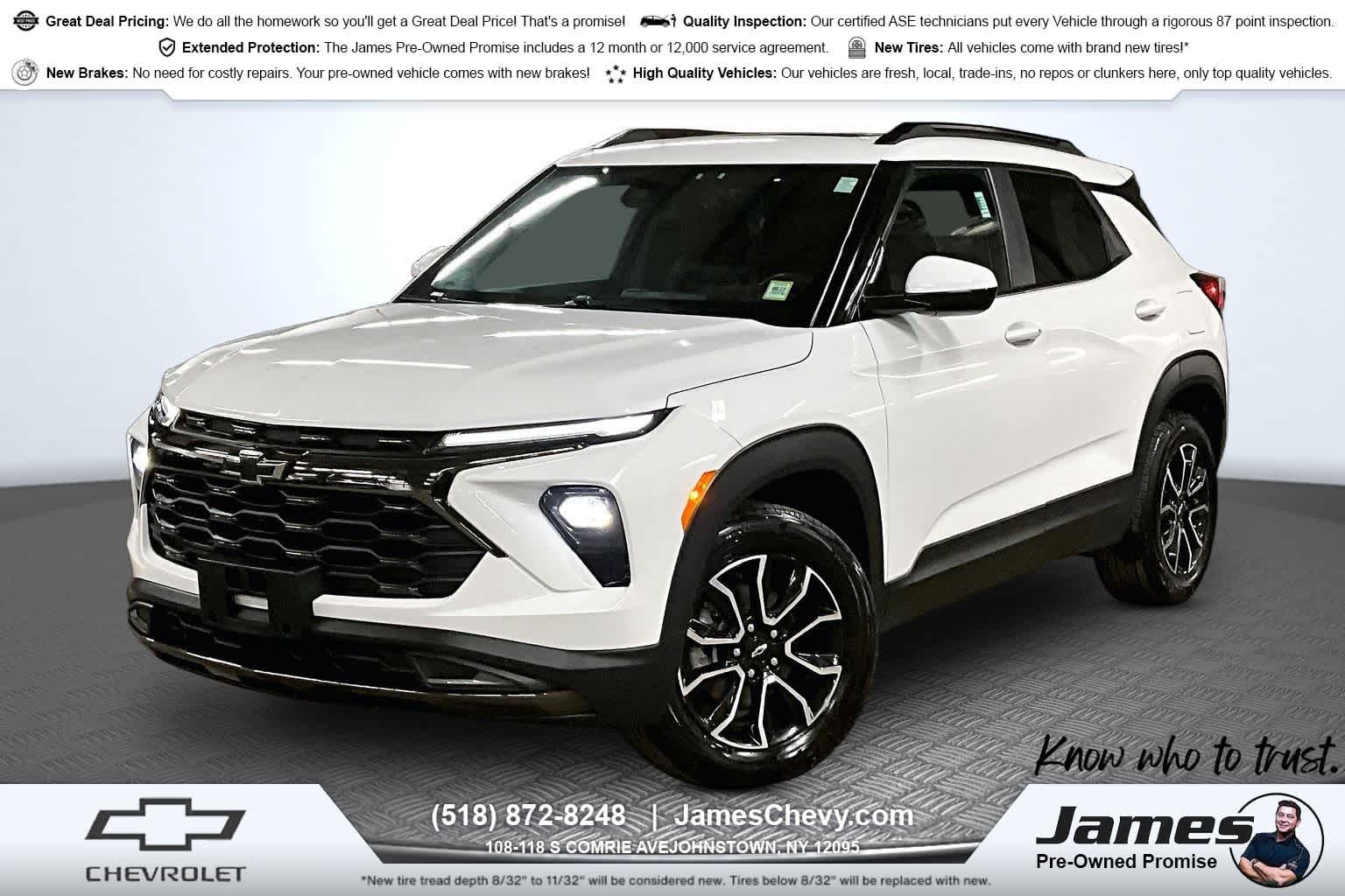 2024 Chevrolet Trailblazer ACTIV Summit White at James Chevrolet