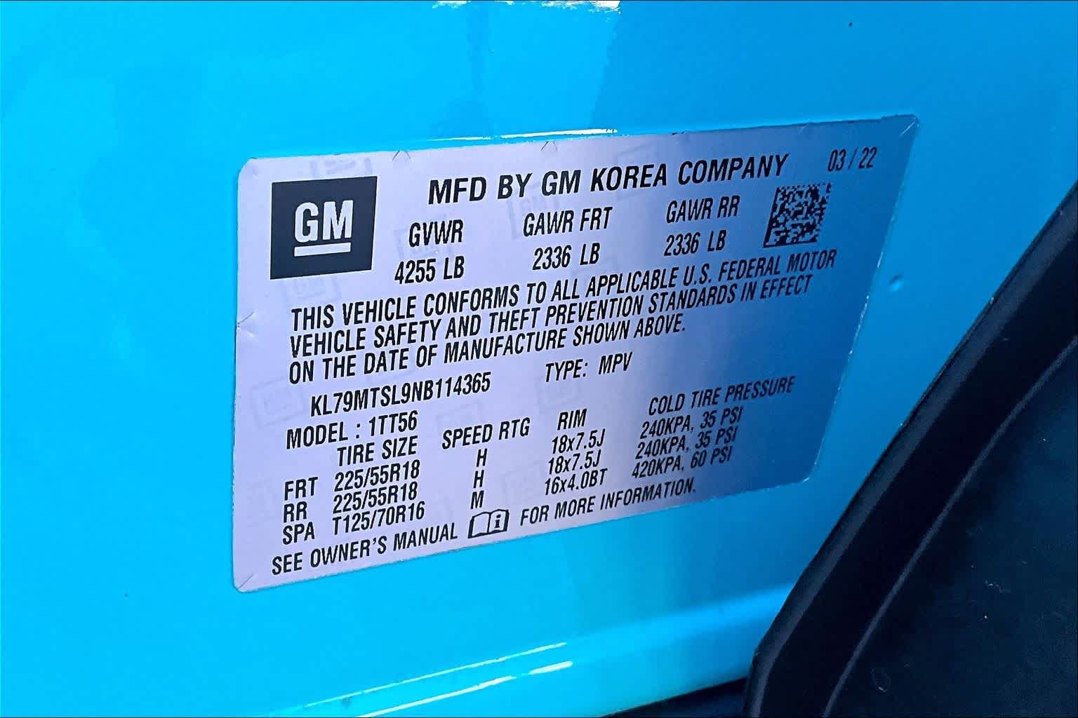 2022 Chevrolet Trailblazer RS Oasis Blue at James Chevrolet