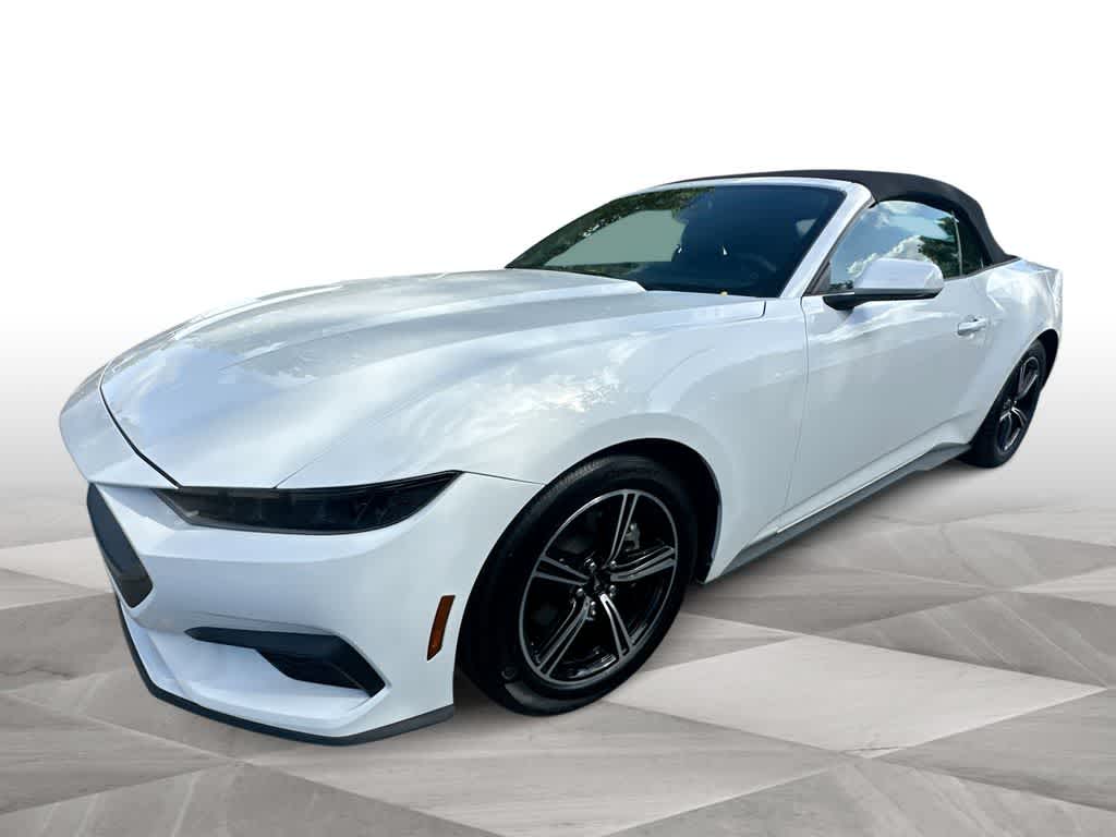 Oxford White 2025 Ford Mustang EcoBoost Premium Convertible RWD Convertible Rear-Wheel Drive Automatic