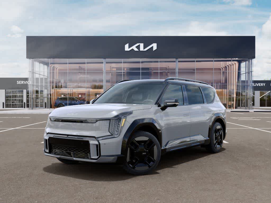 Wolf Gray/Ebony Black Roof 2026 Kia EV9 GT-Line AWD SUV / Crossover All-Wheel Drive 1-Speed Automatic