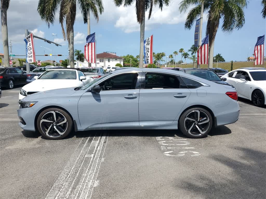 Used 2022 Honda Accord Hybrid Sport with VIN 1HGCV3F21NA041782 for sale in Florida City, FL