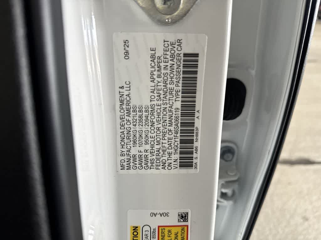 2025 Honda Accord SE - Photo 23