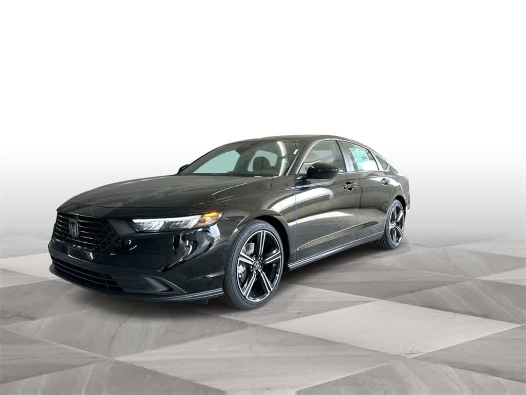 New Crystal Black Pearl 2025 Honda Accord Hybrid Sport for Sale in