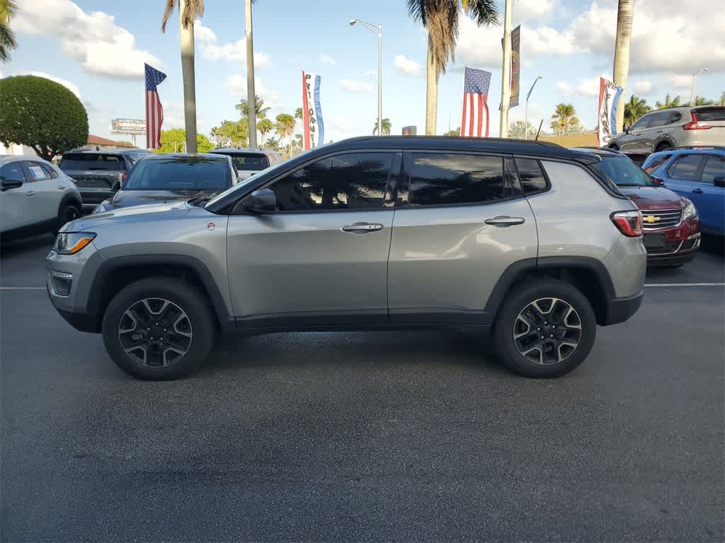 Used 2019 Jeep Compass Trailhawk with VIN 3C4NJDDB8KT739564 for sale in Florida City, FL