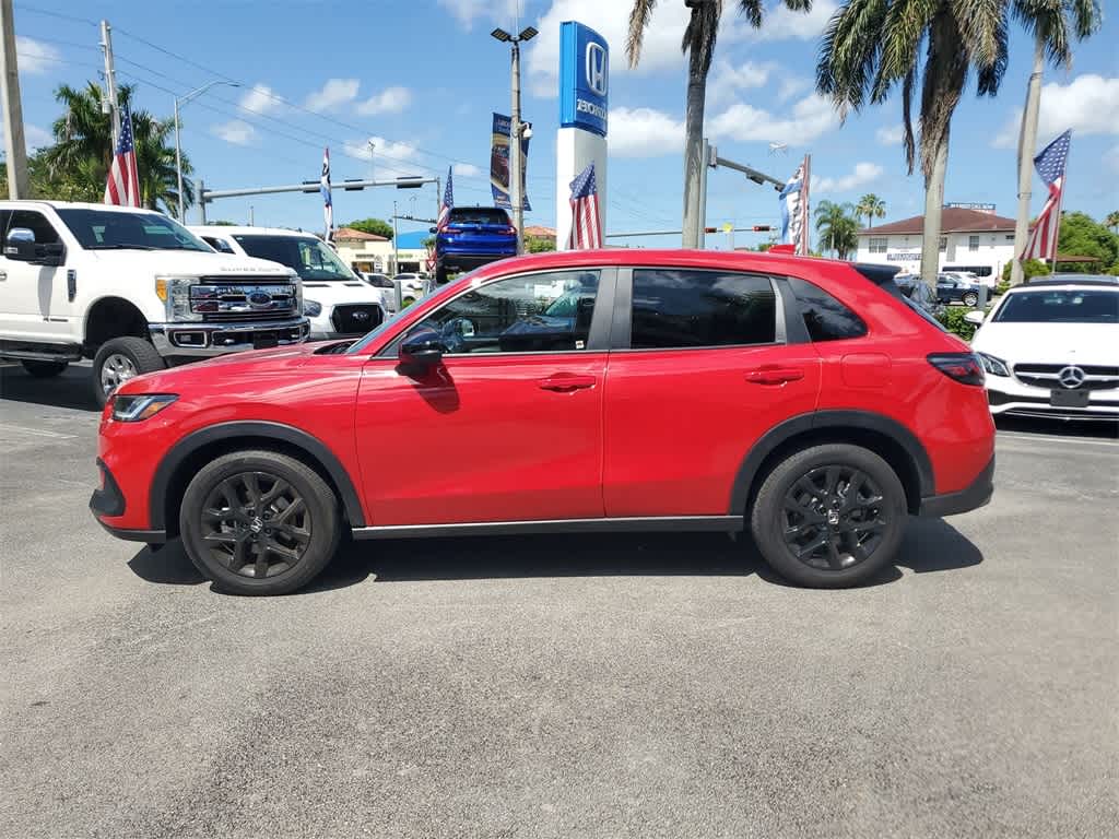 Certified 2025 Honda HR-V Sport with VIN 3CZRZ2H56SM729204 for sale in Florida City, FL