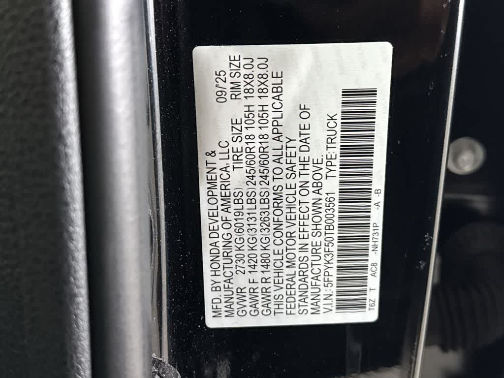 2026 Honda Ridgeline RTL - Photo 28