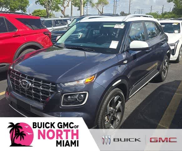 Denim w/White Roof 2023 Hyundai Venue Limited FWD SUV / Crossover Front-Wheel Drive Continuously Variable Transmission