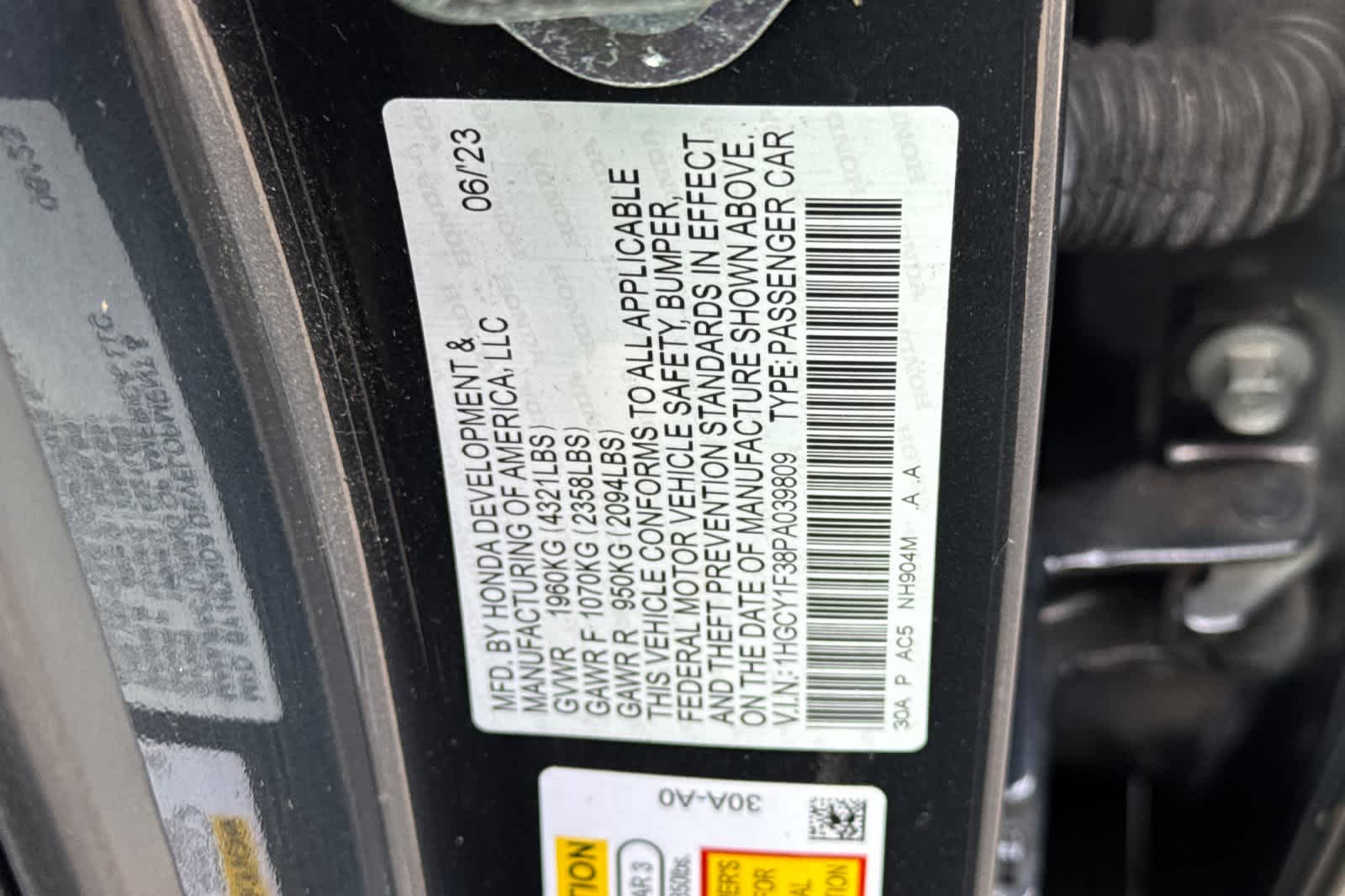 Used 2023 Honda Accord Sedan
