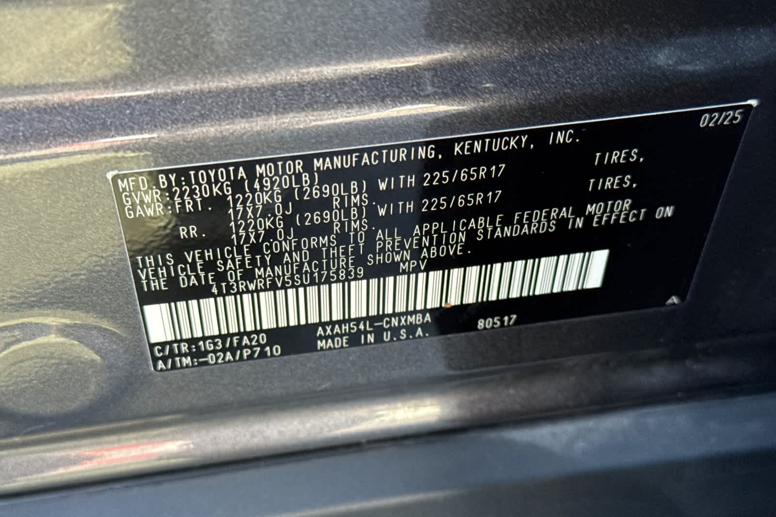 Used 2025 Toyota RAV4 SUV