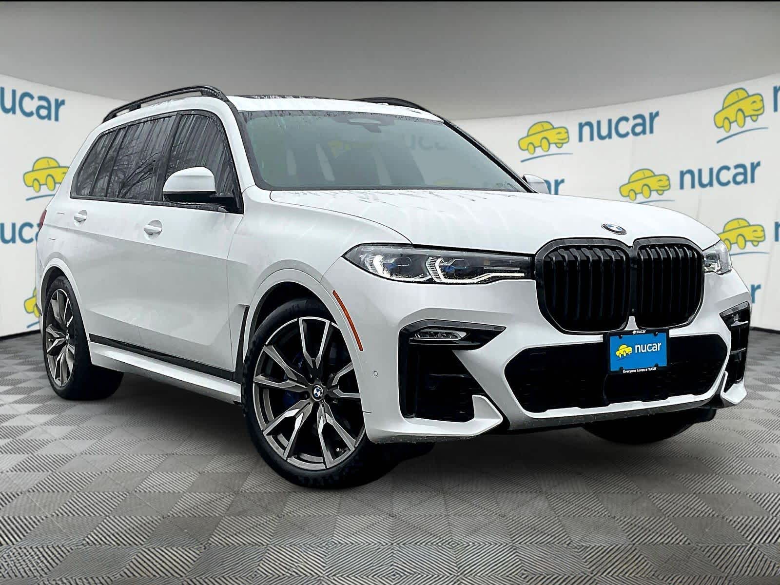 Mineral White Metallic 2021 BMW X7 M50i AWD SUV / Crossover All-Wheel Drive 8-Speed Automatic