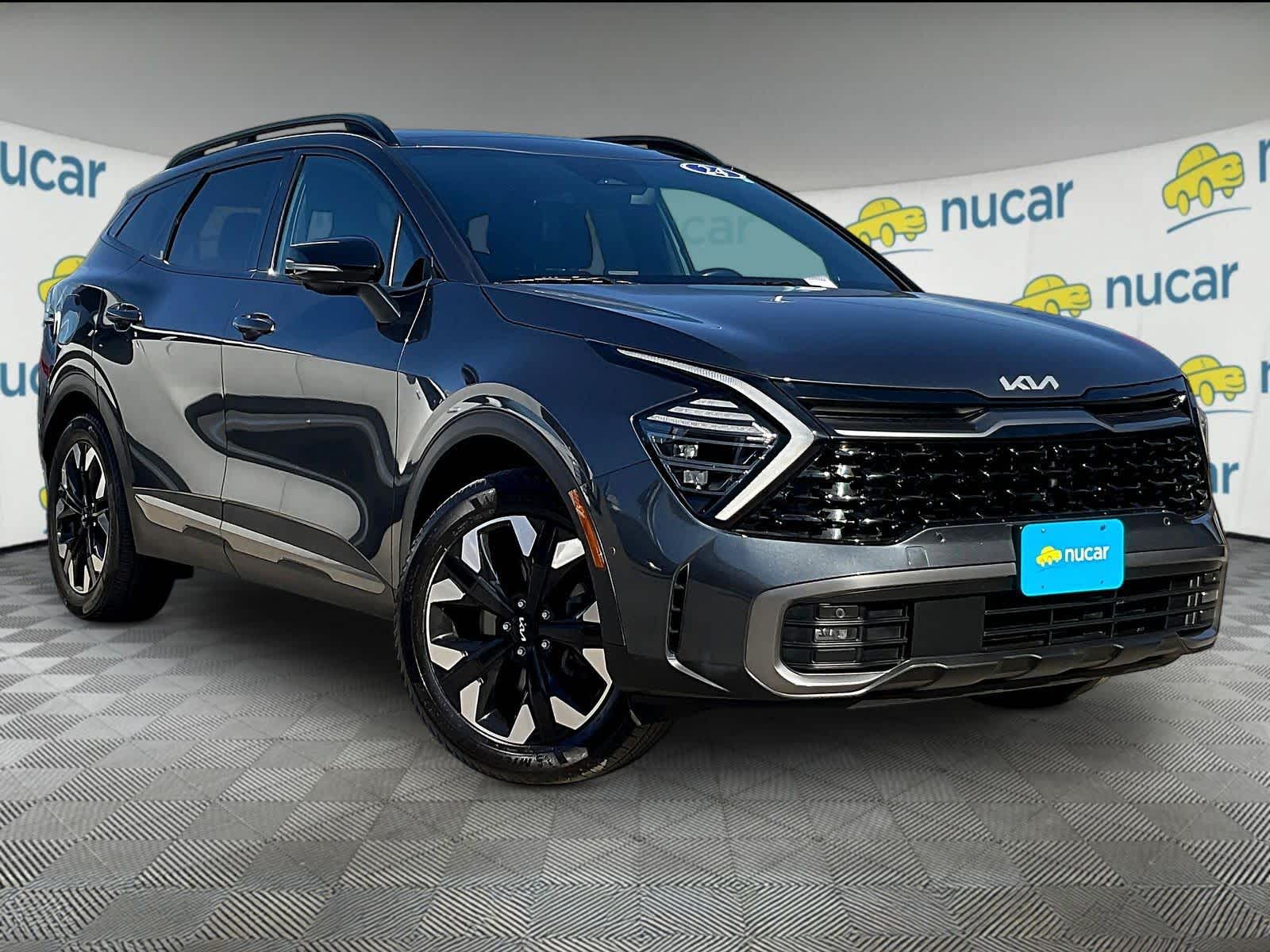 Gravity Gray 2024 Kia Sportage Hybrid Plug-In X-Line Prestige AWD SUV / Crossover All-Wheel Drive 6-Speed Automatic