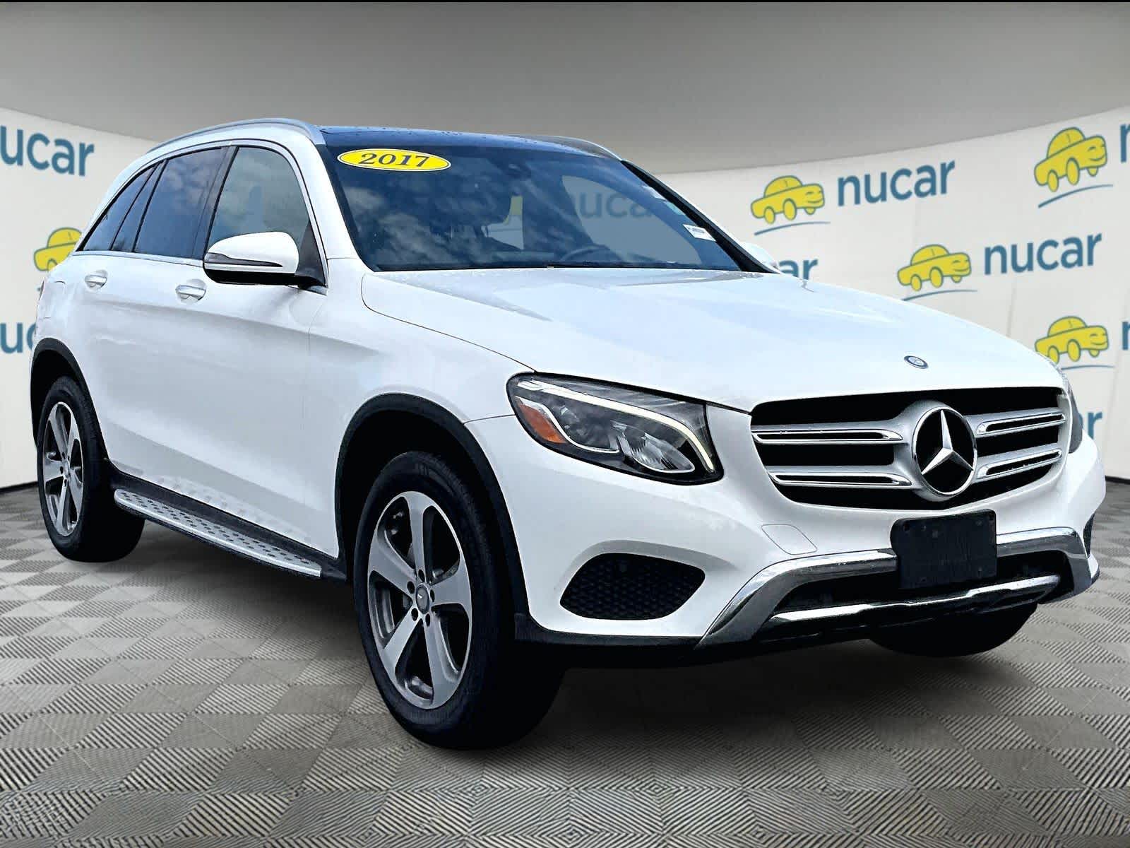 Polar White 2017 Mercedes-Benz GLC 300 4MATIC SUV / Crossover All-Wheel Drive 9-Speed Automatic
