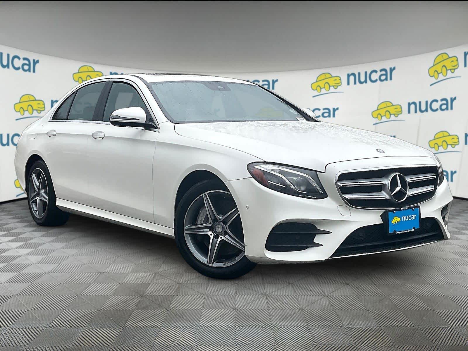 designo Diamond White Metallic 2017 Mercedes-Benz E-Class E 300 4MATIC Sedan All-Wheel Drive 9-Speed Automatic