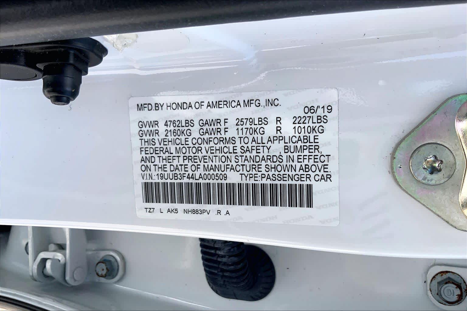 2020 Acura TLX w/Technology Pkg Platinum White Pearl at AutoNation USA Houston