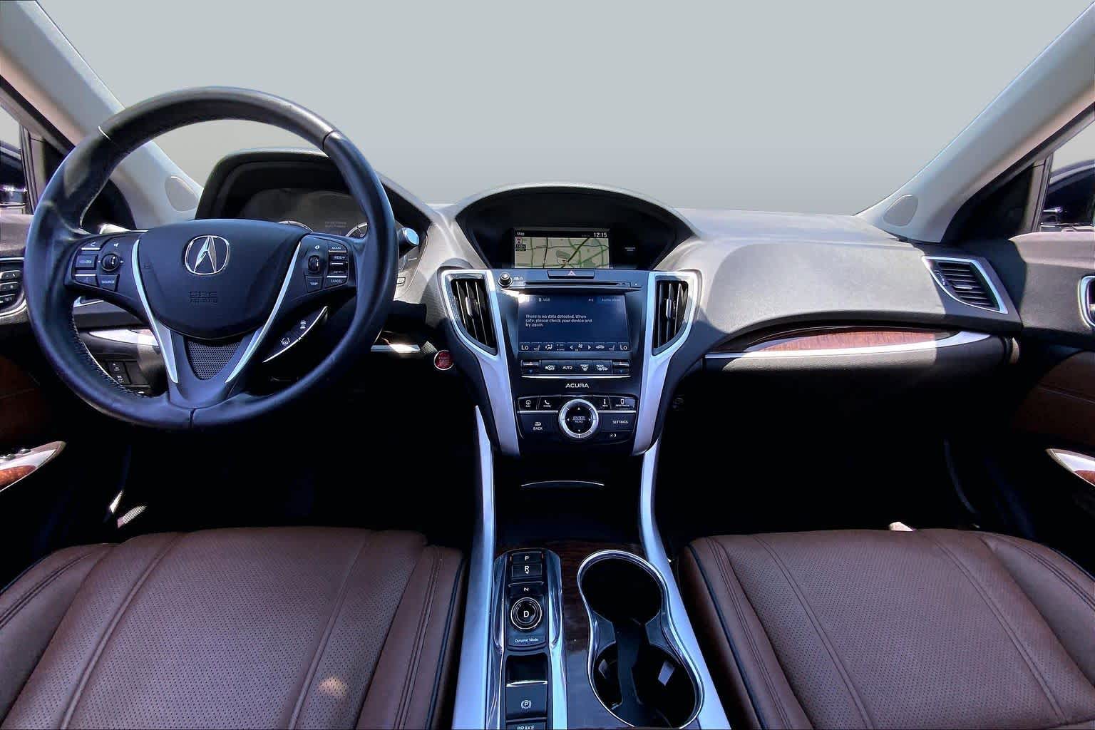 2020 Acura TLX w/Technology Pkg Platinum White Pearl at AutoNation USA Houston