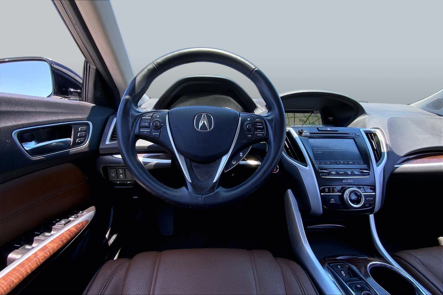 2020 Acura TLX w/Technology Pkg Platinum White Pearl at AutoNation USA Houston
