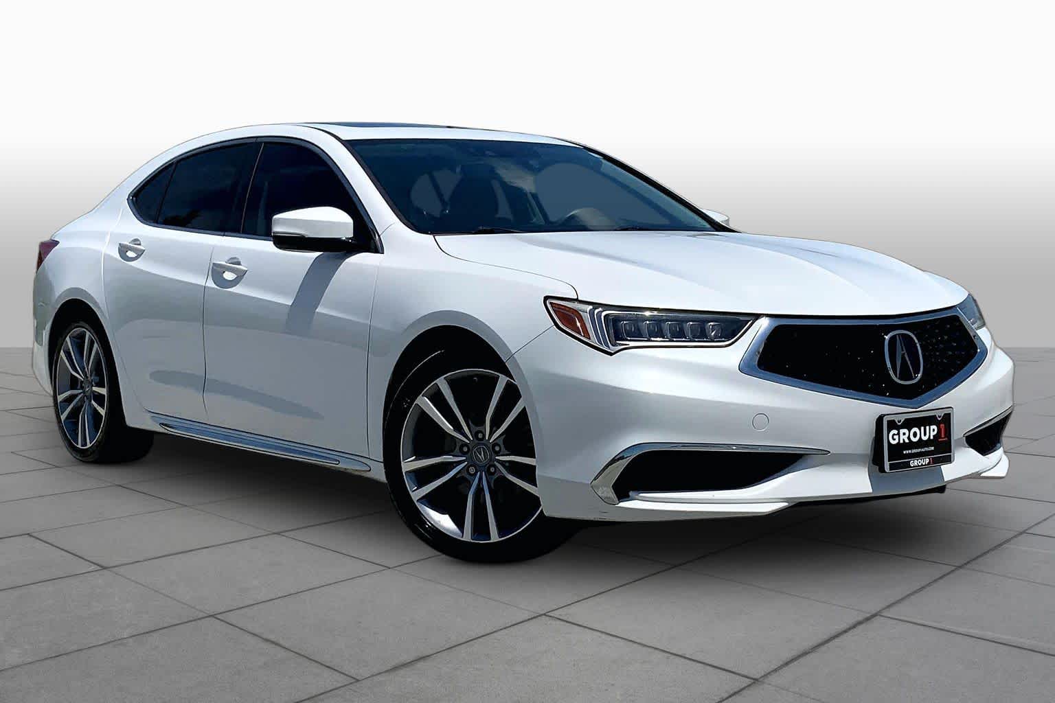 2020 Acura TLX w/Technology Pkg Platinum White Pearl at AutoNation USA Houston