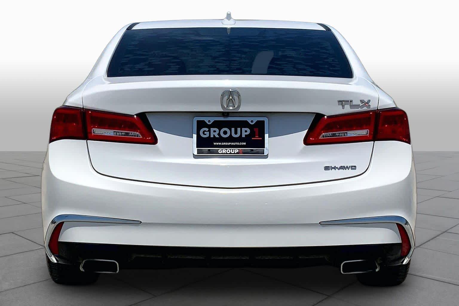 2020 Acura TLX w/Technology Pkg Platinum White Pearl at AutoNation USA Houston