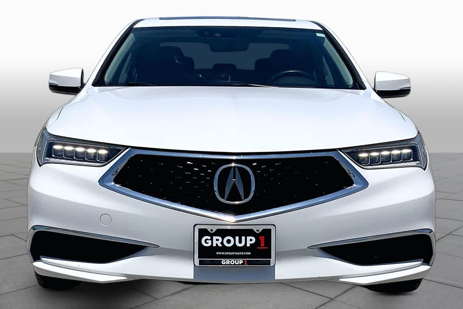 2020 Acura TLX w/Technology Pkg Platinum White Pearl at AutoNation USA Houston