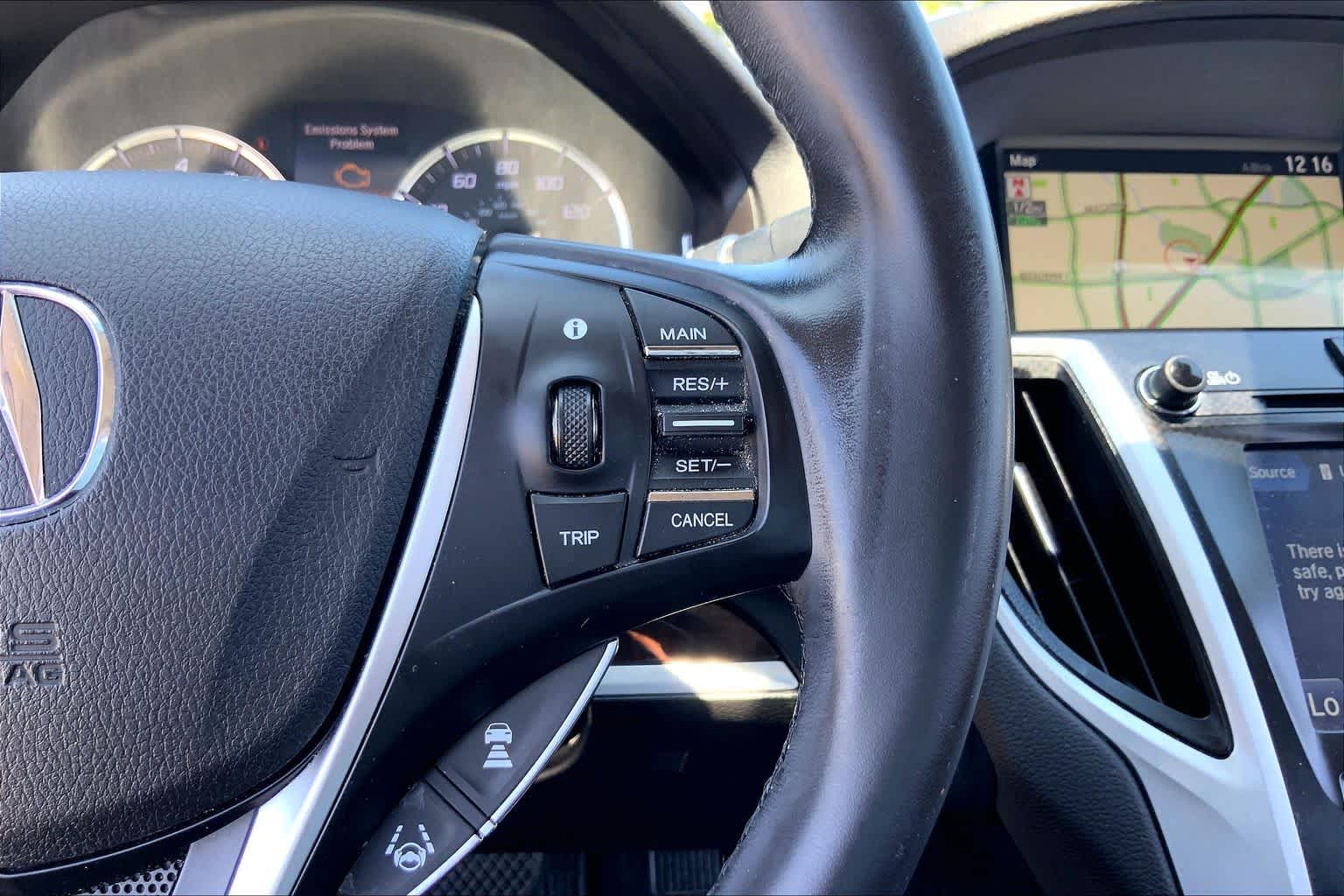 2020 Acura TLX w/Technology Pkg Platinum White Pearl at AutoNation USA Houston
