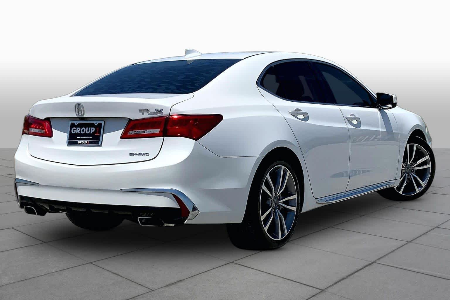 2020 Acura TLX w/Technology Pkg Platinum White Pearl at AutoNation USA Houston