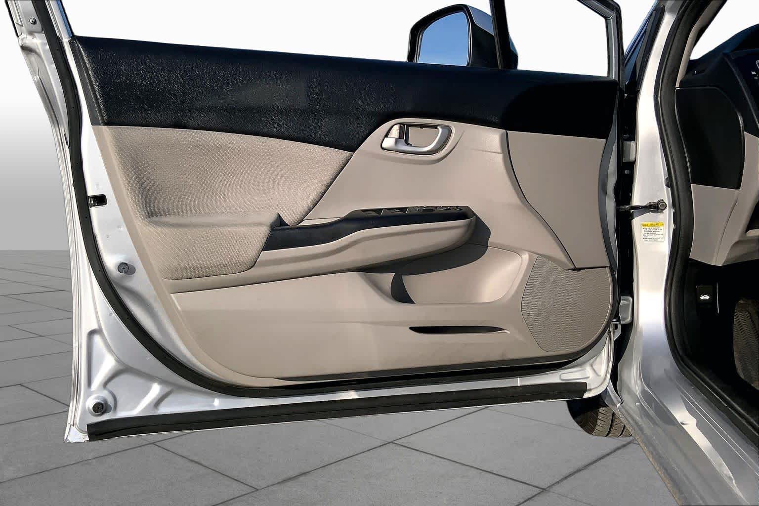 2013 Honda Civic LX Alabaster Silver Metallic at Group 1 Toyota Southwest