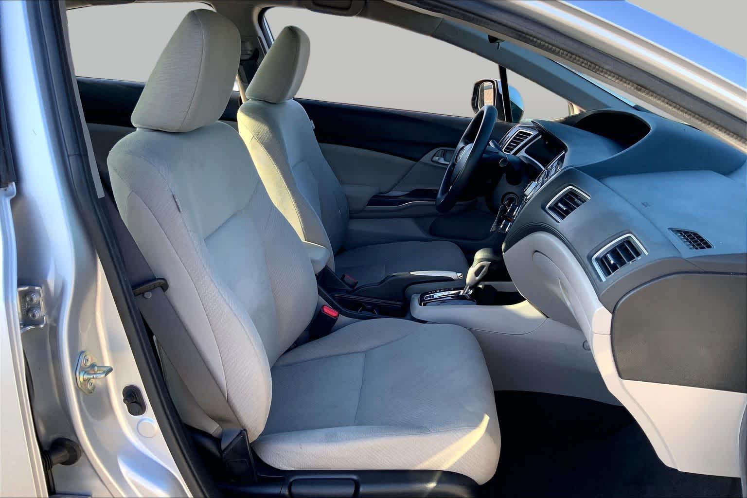 2013 Honda Civic LX Alabaster Silver Metallic at Group 1 Toyota Southwest