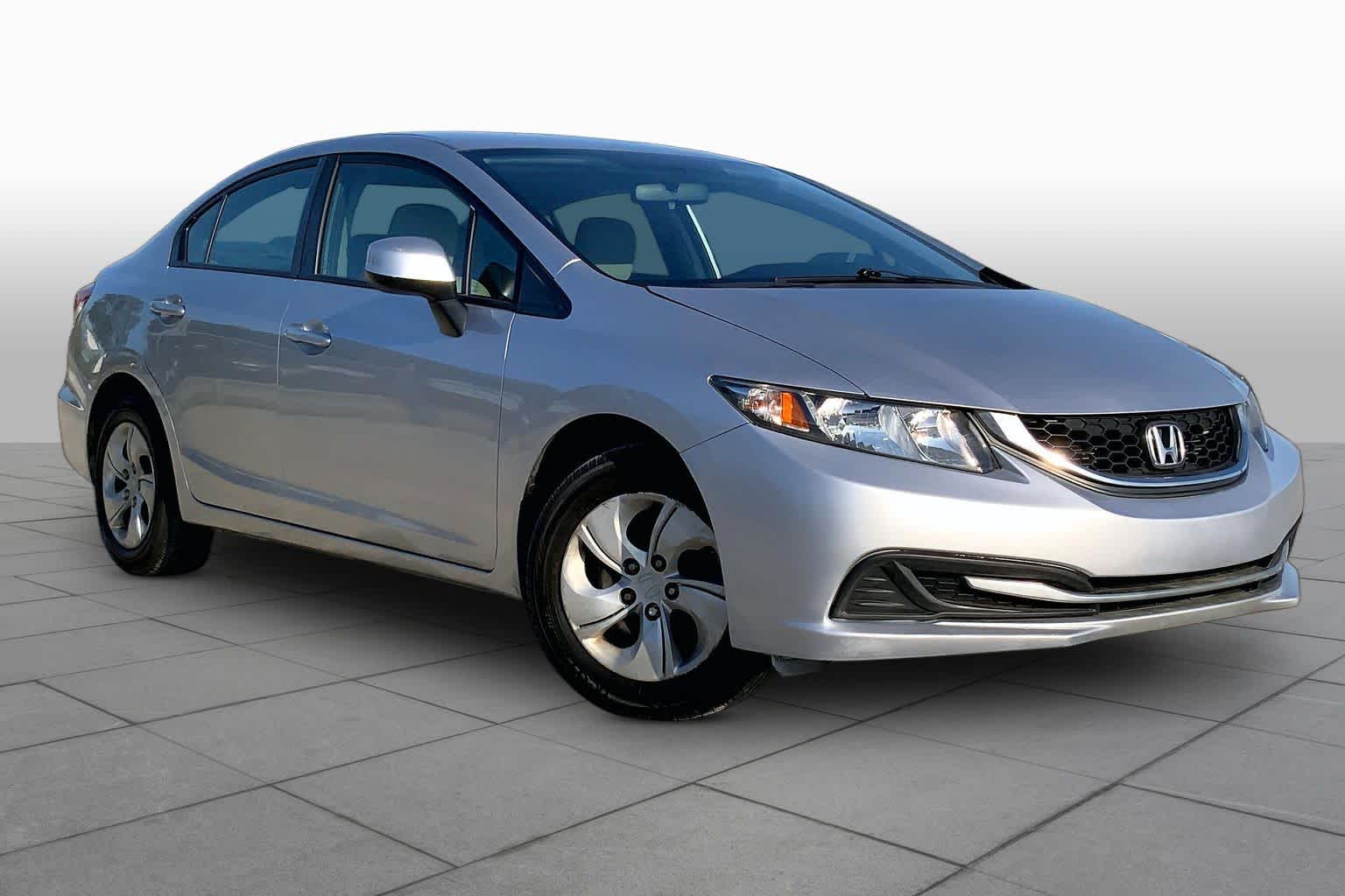 2013 Honda Civic LX Alabaster Silver Metallic at Group 1 Toyota Southwest