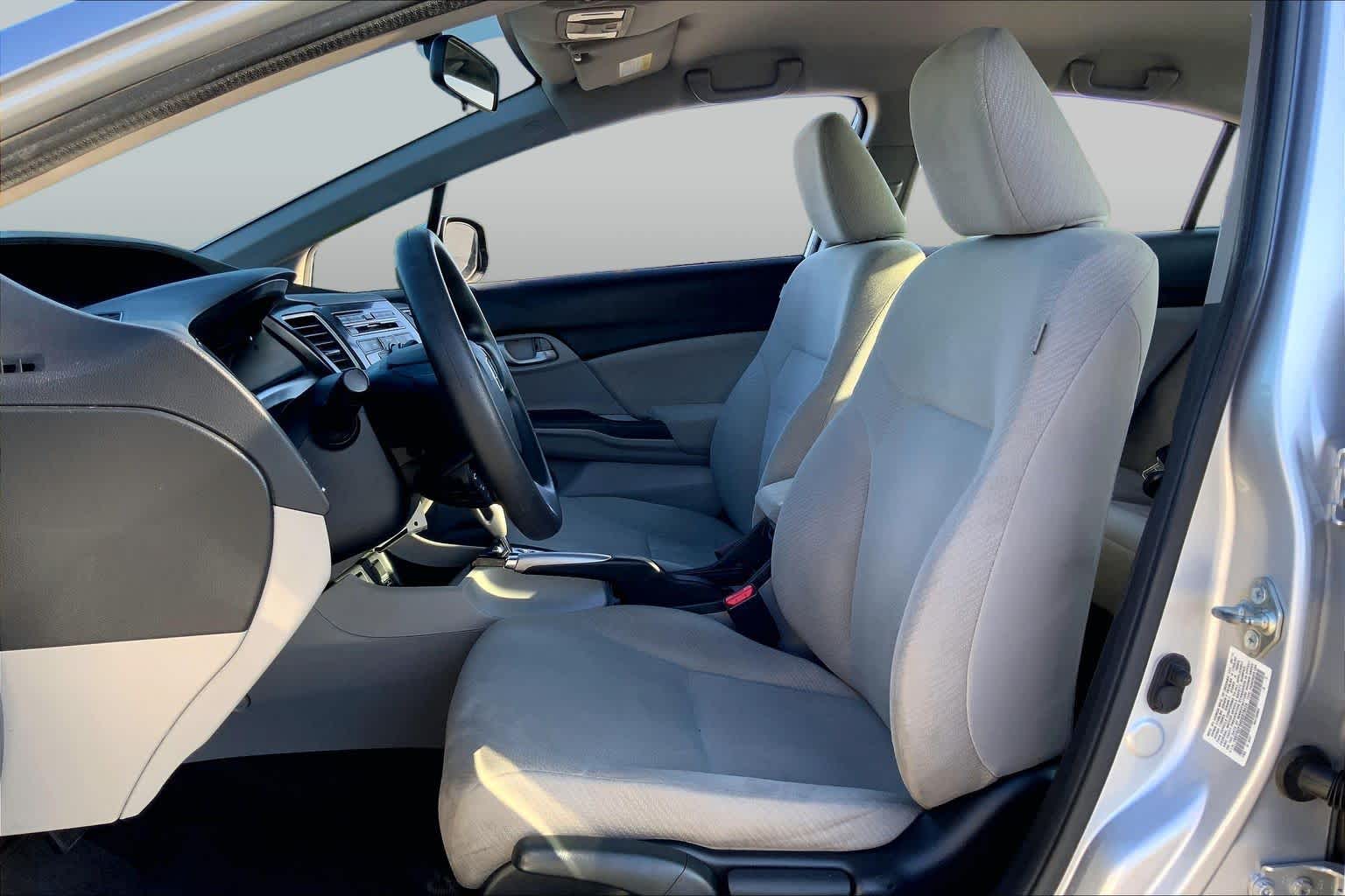 2013 Honda Civic LX Alabaster Silver Metallic at Group 1 Toyota Southwest