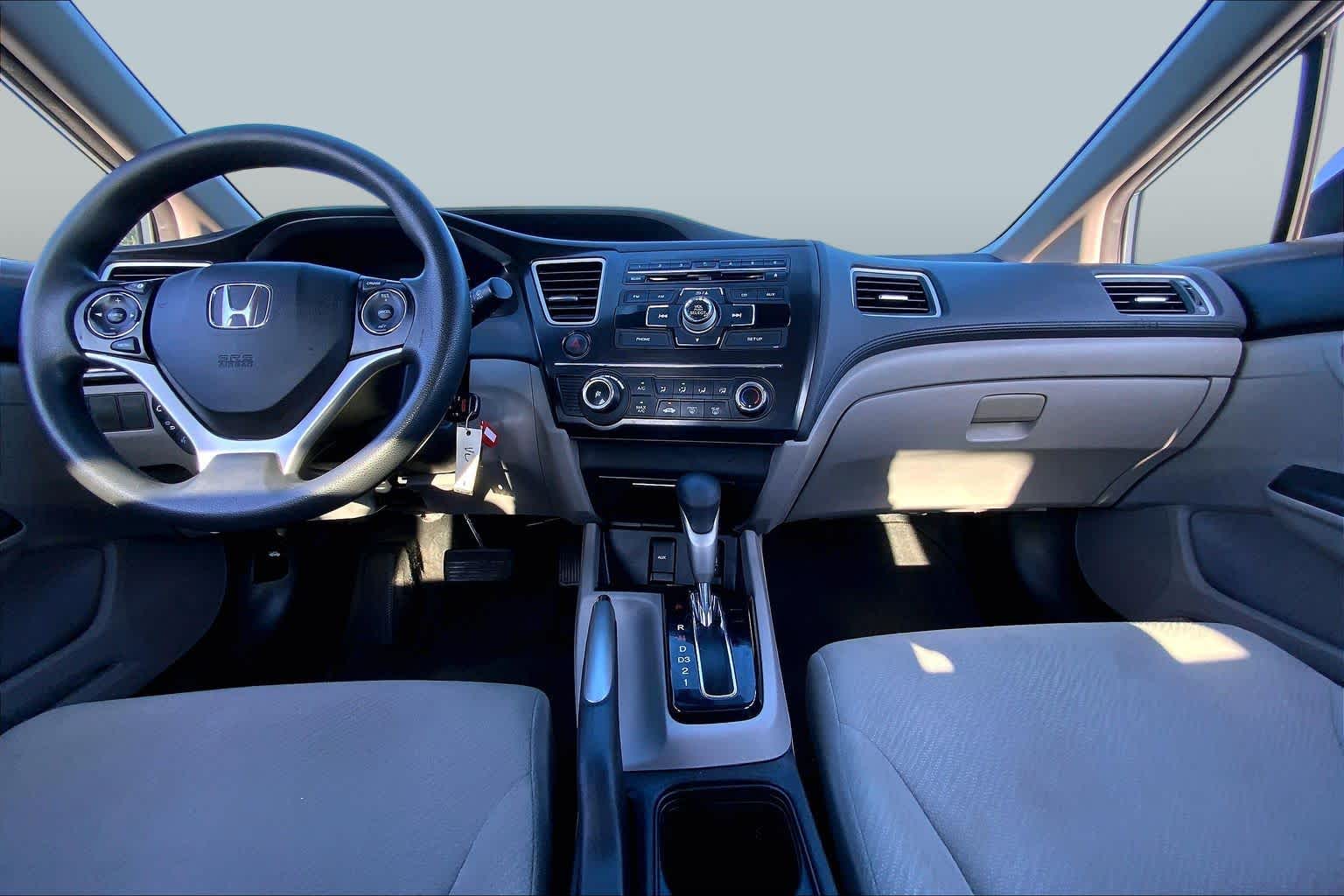 2013 Honda Civic LX Alabaster Silver Metallic at Group 1 Toyota Southwest