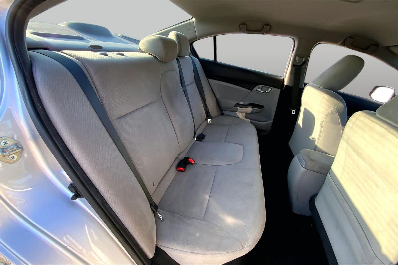 2013 Honda Civic LX Alabaster Silver Metallic at Group 1 Toyota Southwest