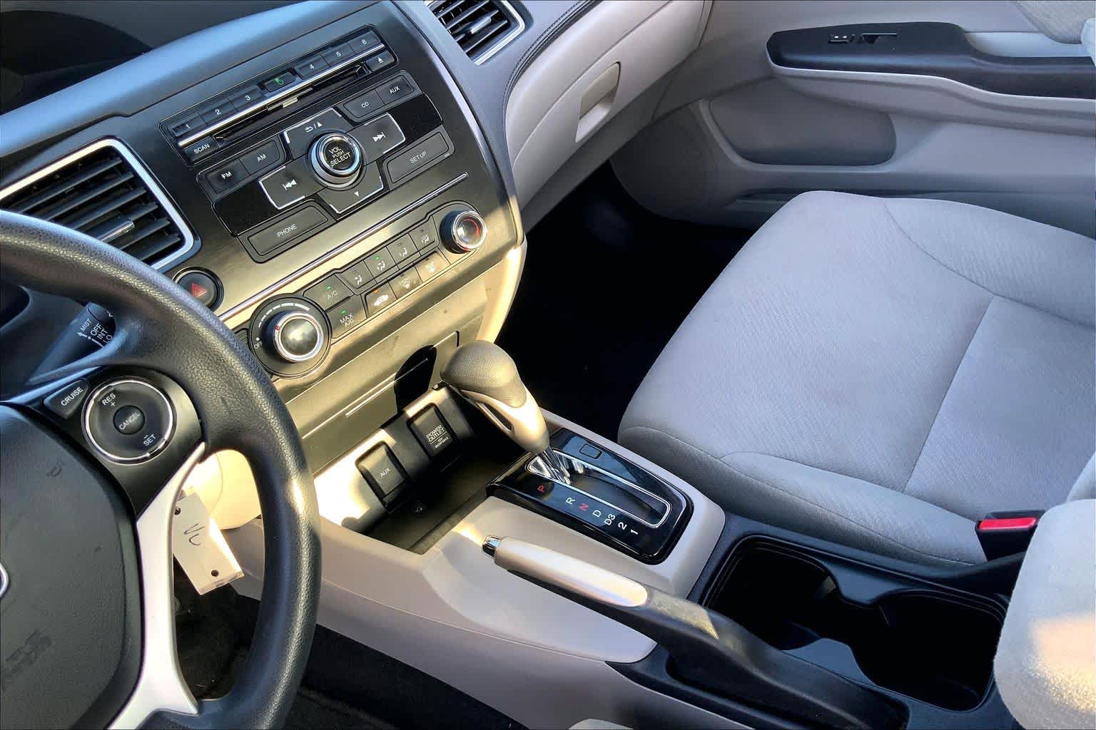 2013 Honda Civic LX Alabaster Silver Metallic at Group 1 Toyota Southwest