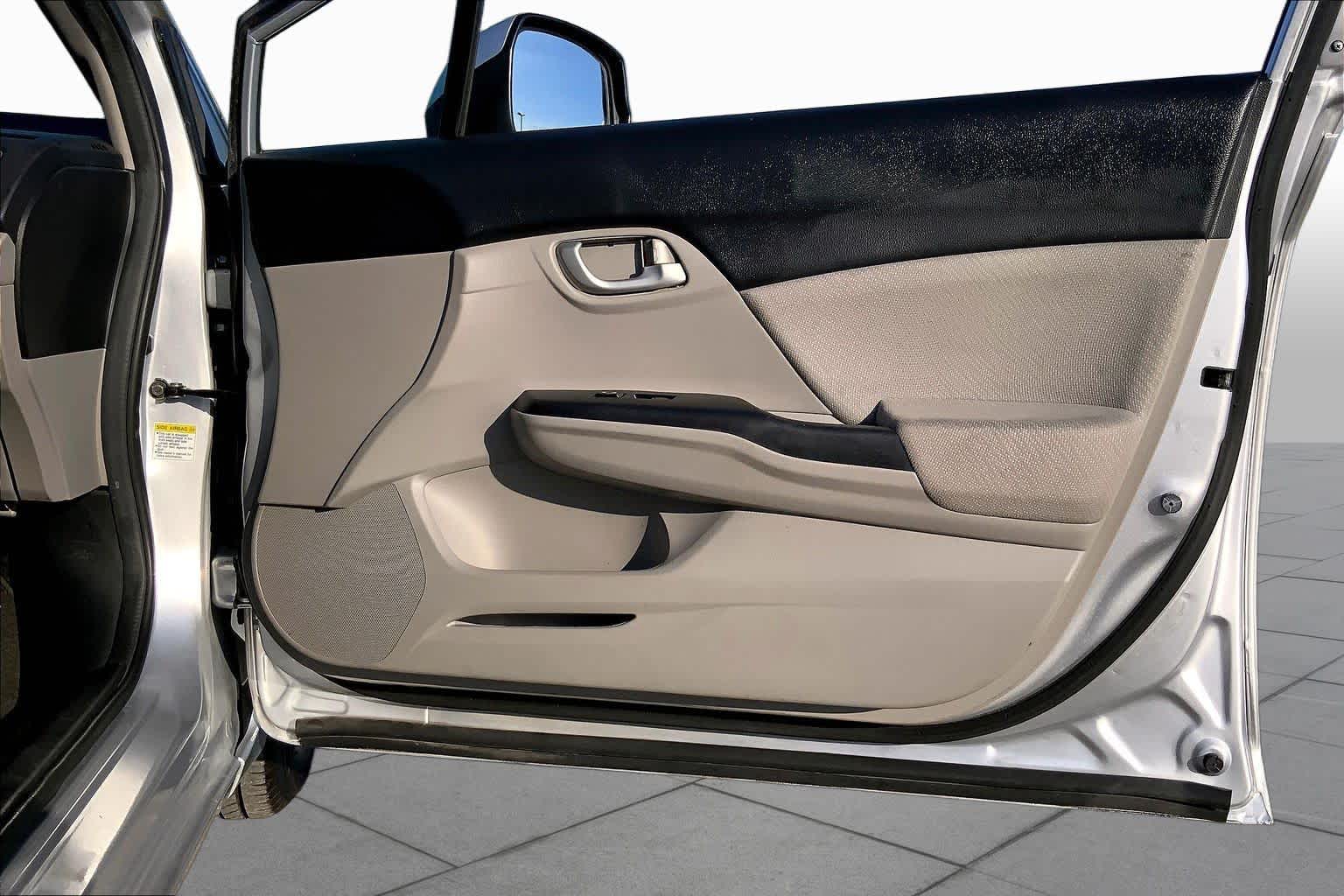 2013 Honda Civic LX Alabaster Silver Metallic at Group 1 Toyota Southwest