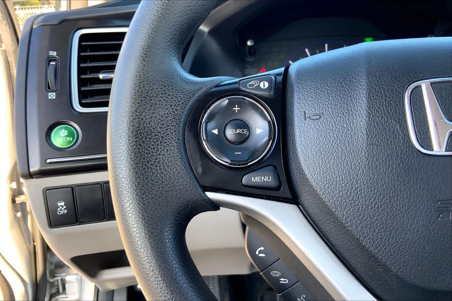 2013 Honda Civic LX Alabaster Silver Metallic at Group 1 Toyota Southwest