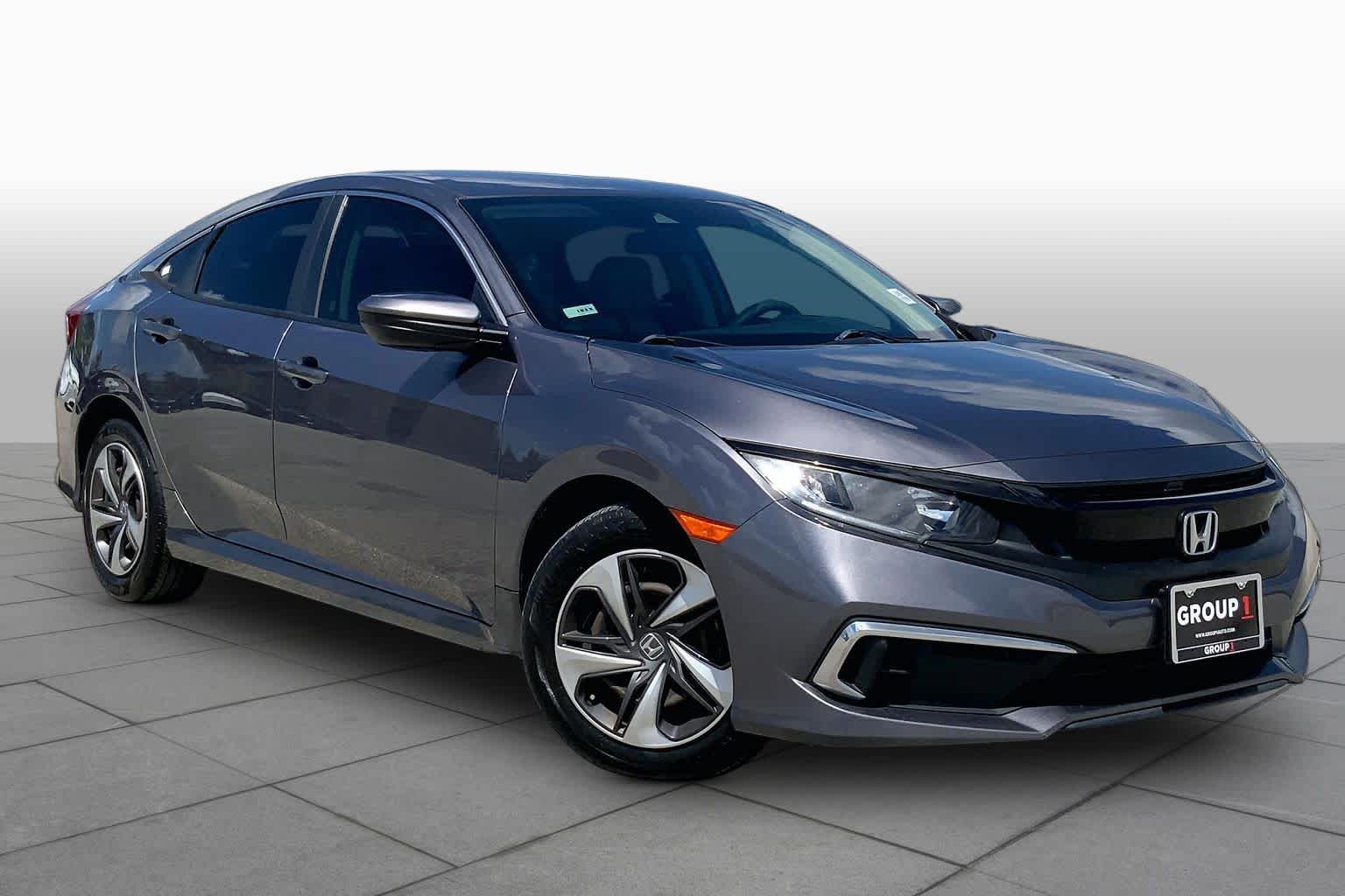 2020 Honda Civic Sedan LX Modern Steel Metallic at Auto Boutique Texas