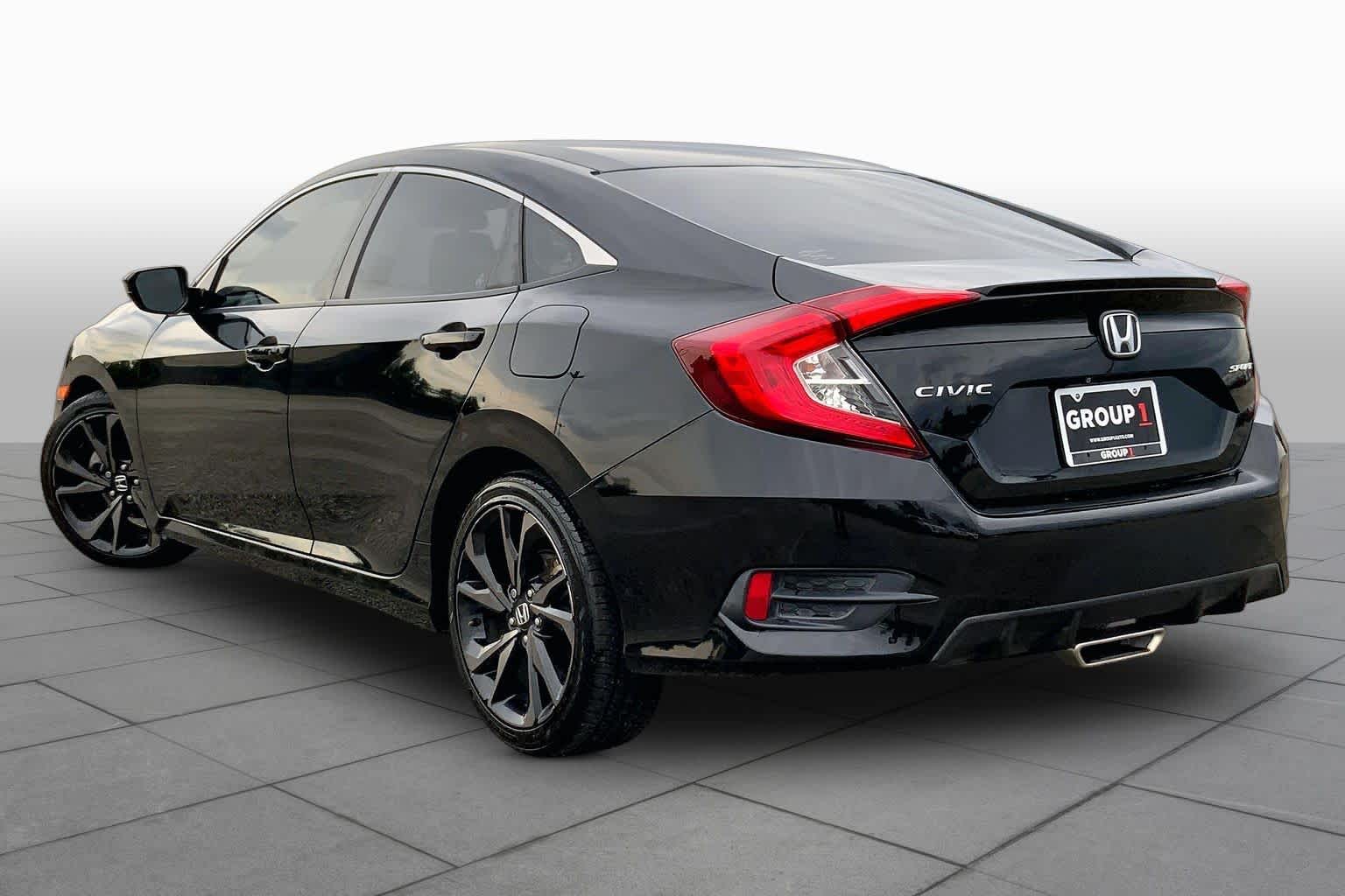 2020 Honda Civic Sedan Sport Crystal Black Pearl at Sterling McCall Nissan