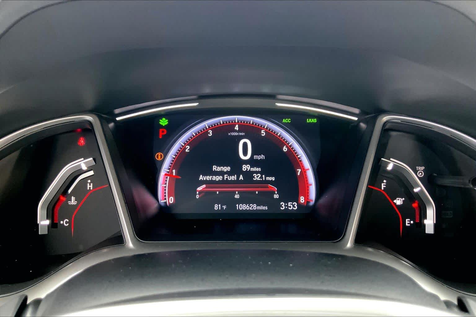 2020 Honda Civic Sedan Sport Crystal Black Pearl at Sterling McCall Nissan