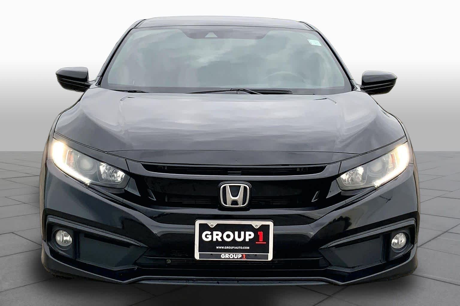 2020 Honda Civic Sedan Sport Crystal Black Pearl at Sterling McCall Nissan