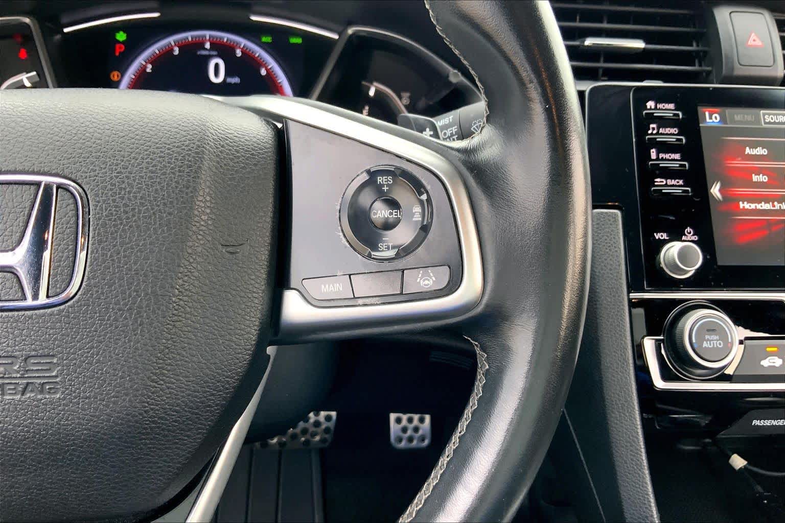 2020 Honda Civic Sedan Sport Crystal Black Pearl at Sterling McCall Nissan