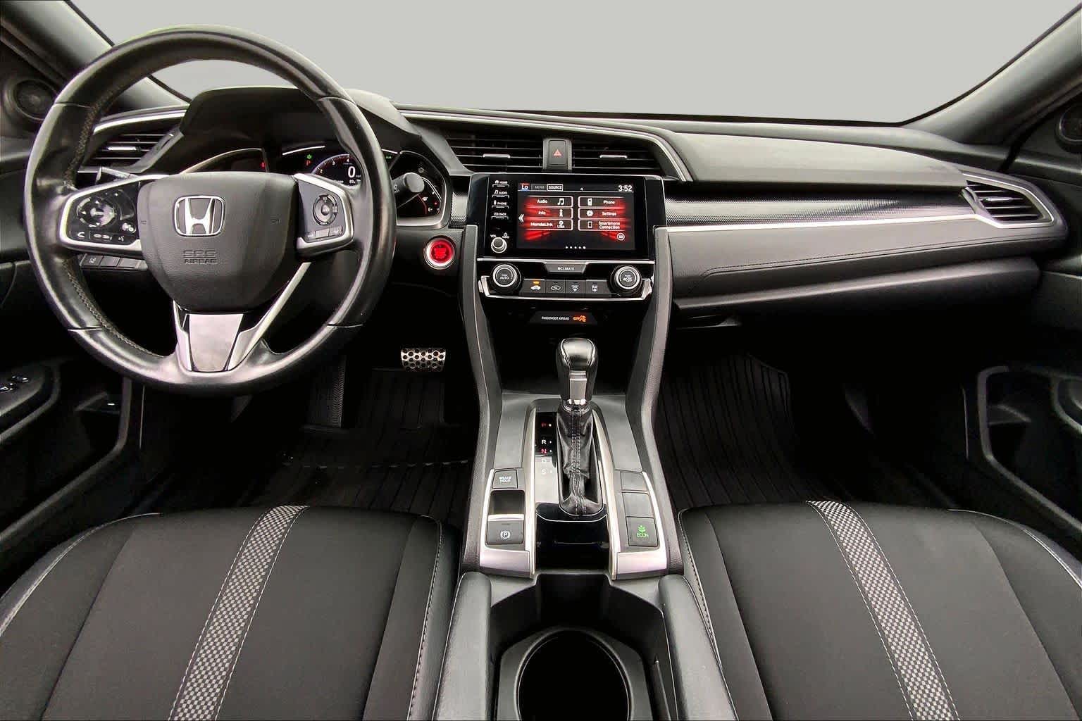 2020 Honda Civic Sedan Sport Crystal Black Pearl at Sterling McCall Nissan