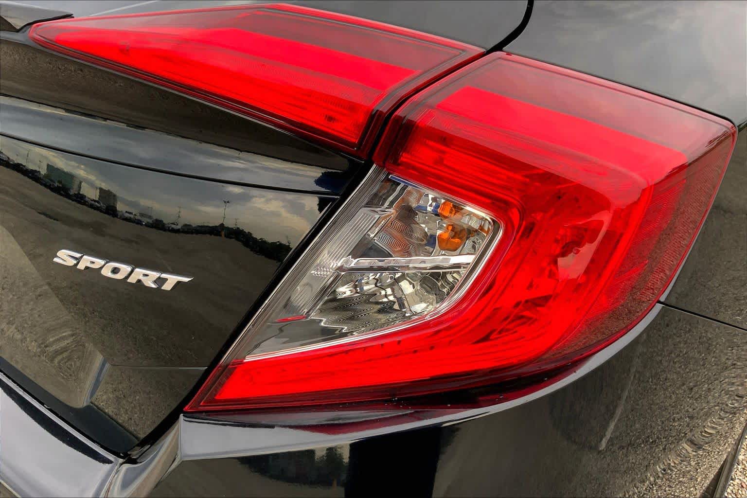 2020 Honda Civic Sedan Sport Crystal Black Pearl at Sterling McCall Nissan