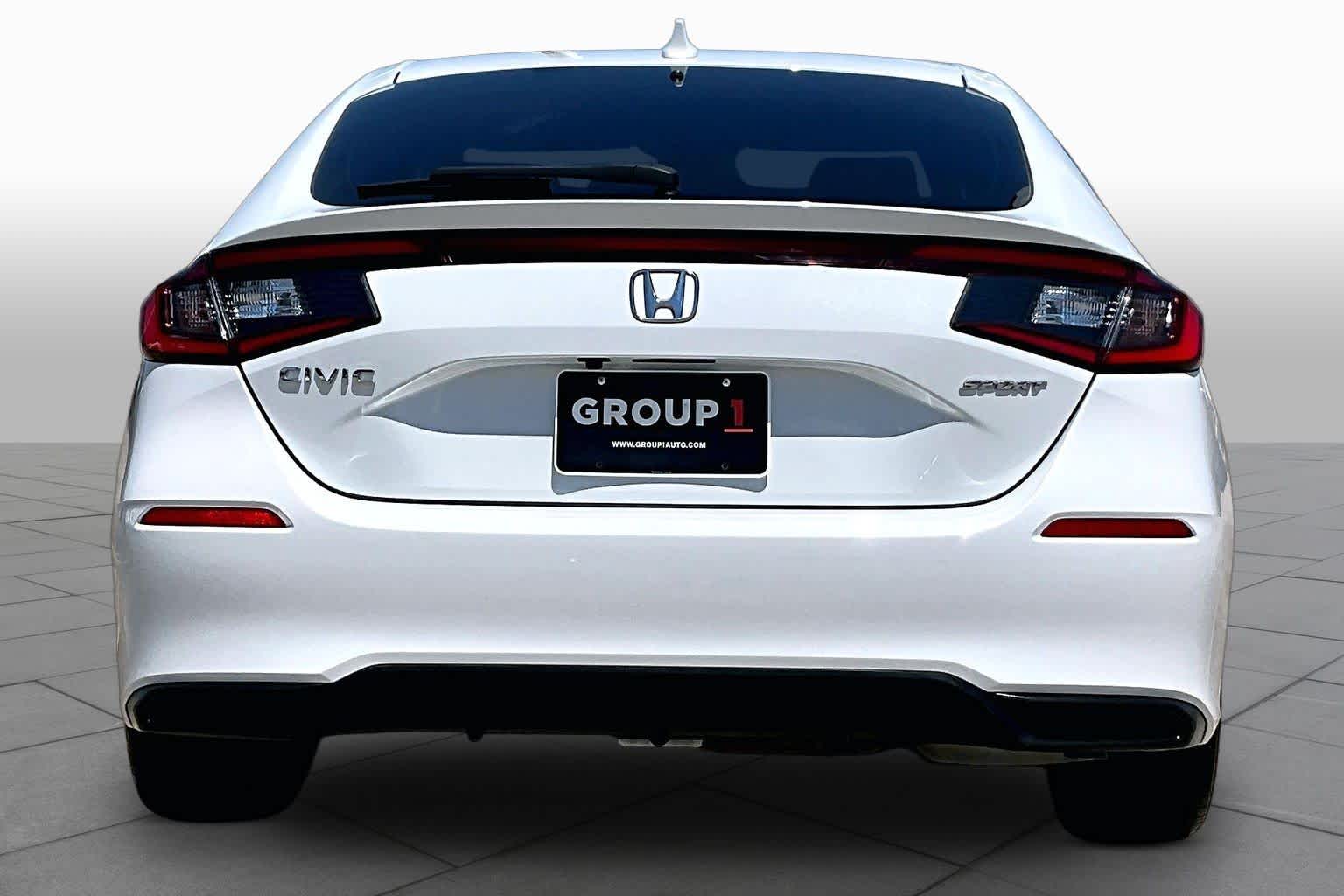 2025 Honda Civic Sport Platinum White Pearl at Honda of Clear Lake