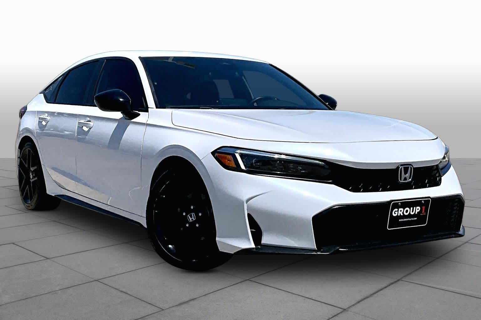 2025 Honda Civic Sport Platinum White Pearl at Honda of Clear Lake