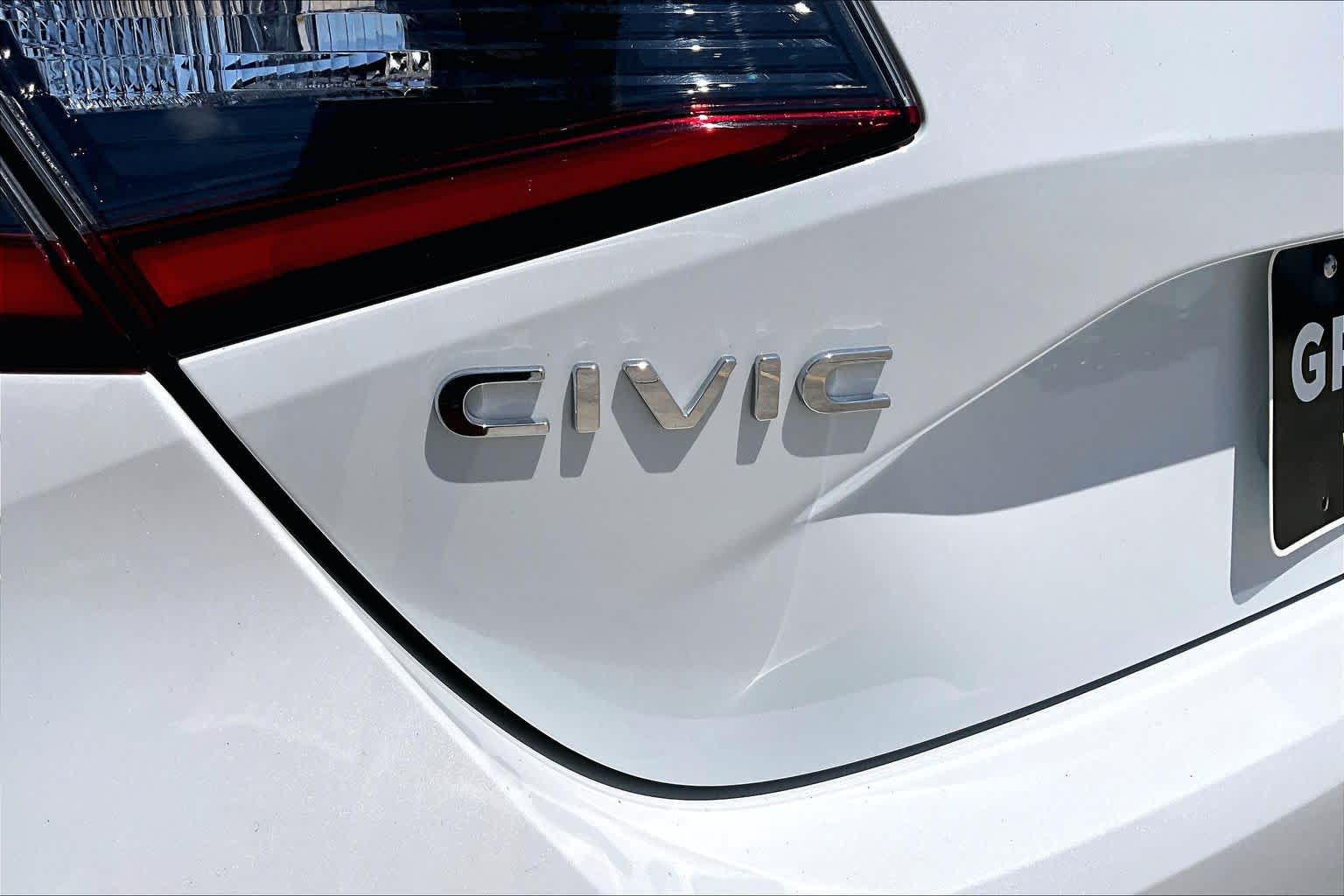 2025 Honda Civic Sport Platinum White Pearl at Honda of Clear Lake