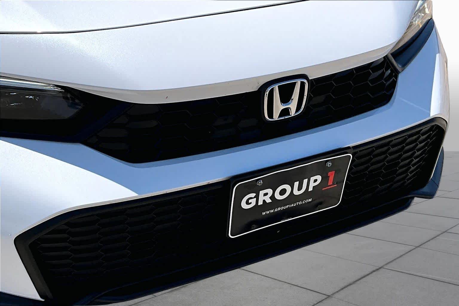 2025 Honda Civic Sport Platinum White Pearl at Honda of Clear Lake
