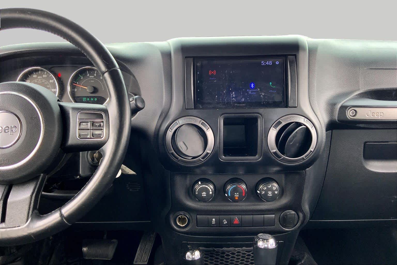 2017 Jeep Wrangler Unlimited Willys Wheeler Black Clearcoat at Lexus of Clear Lake